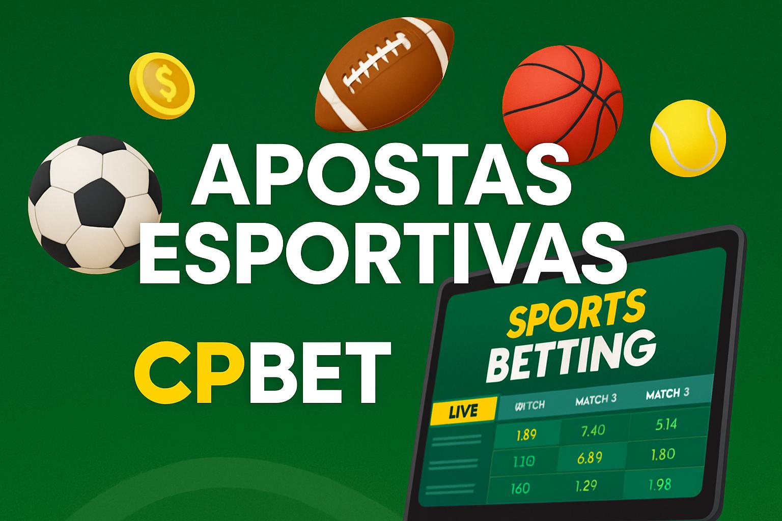 Aposte em apostas esportivas no cassino online CPBET